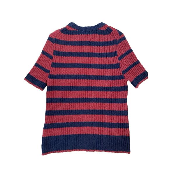 Madewell Rugby Sweater Womens Size XS Ribbed Striped Academia Preppy Y2K - Picture 3 of 6